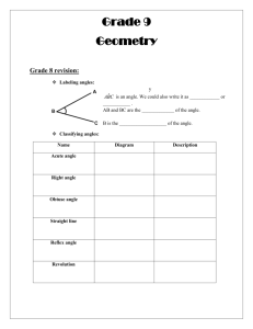 Grade 9 Geometry (Notes)