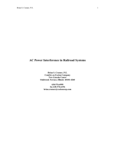 AC Power Interference in Railroad Systems (Word)