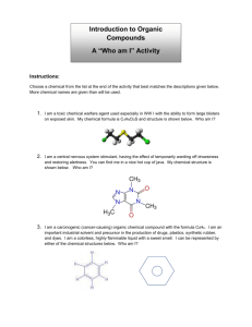Organic Compounds C11-5-01