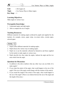 Use Various Ways to Make Angles