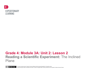 Grade 4 Module 3A, Unit 2, Lesson 2