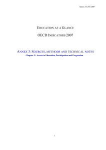 ANNEX 3: SOURCES, METHODS AND TECHNICAL NOTES