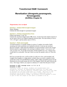 Homework-Magnetizati.. - University of Colorado Boulder