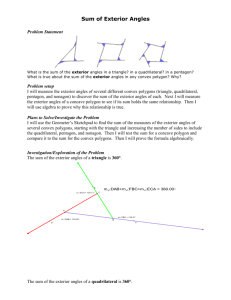 Sum of Exterior Angles