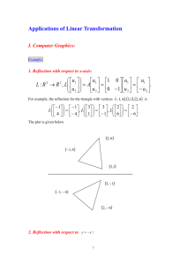 9.6 Applications of linear transformation