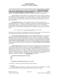 Laboratory Notebook Guidance