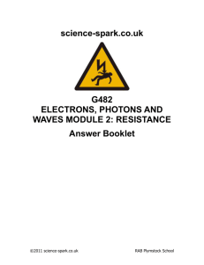 Lesson 7 questions – Potential difference and - science