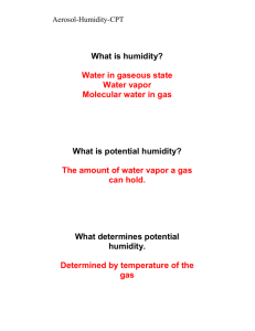 TR Oral Flash Cards for Aerosol-Humidity-CPT