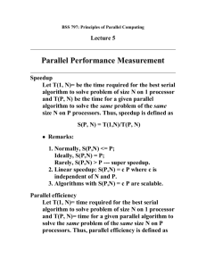 BSS 797: Principles of Parallel Computing