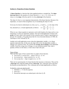Section 2.3 Quadratic Functions and Their Zeros