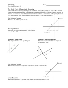 Coordinate Geometry (1)