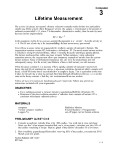 Lifetime Measurement