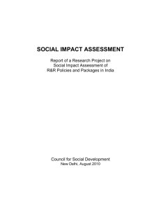 SOCIAL IMPACT ASSESSMENT - Department of Land Resources