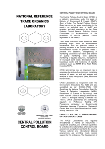 NRT Organics Laboratory - Central Pollution Control Board