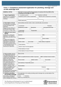 Form 1 Application for compliance assessment