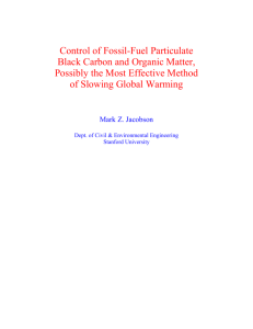 Control of Fossil-Fuel Particulate Black Carbon and Organic Matter