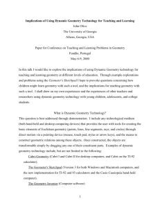 Paper for Conference on Teaching and Learning Problems in