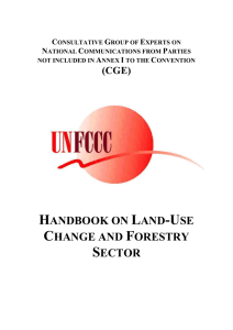 GHG Inventory in Land Use Change and Forestry Sector
