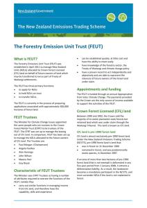 Forestry Emission Unit Trust Factsheet final