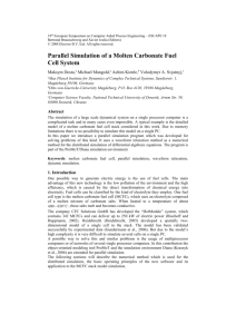 Parallel Simulation of Molten Carbonate Fuel Cell System