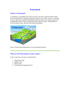 Watersheds-What Can I Do?