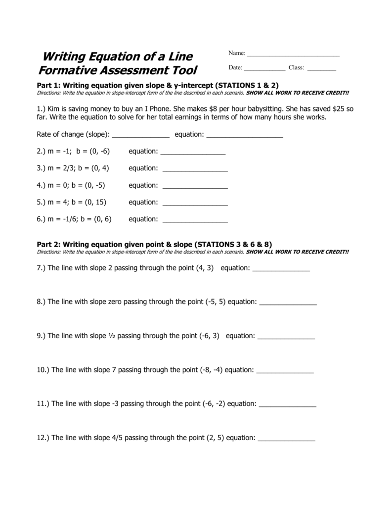 word problems, parallel lines, and perpendicular Throughout Slope Word Problems Worksheet