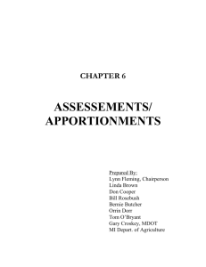 apportionment - Michigan Association of County Drain Commissioners