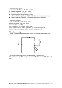 Parallel circuits - Education Scotland