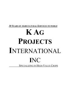 K Ag Projects International, Inc.