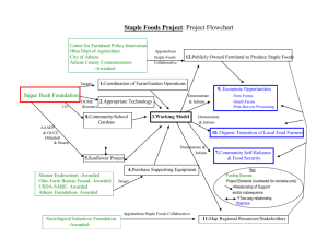 Staple Foods Project: Project Flowchart