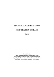 SBC Tech Guidelines Incin. on Land