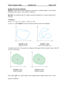 Green`s Theorem - Madison Area Technical College