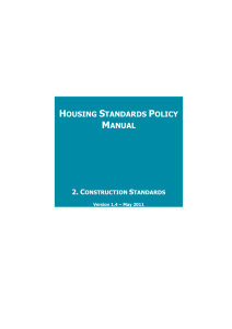 Construction Standards - Department of Human Services