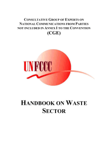 GHG Inventory in Waste Sector