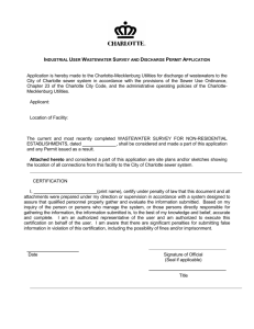 Current Wastewater Discharge Permit Application
