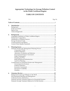 Report in Word Format - Caribbean Environment Programme