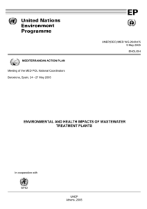 Environmental and Health Impacts of Municipal Wastewater