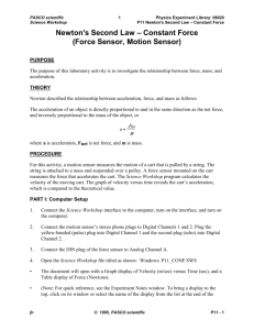 P11 Constant Force