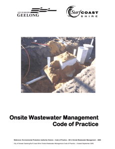 on-site wastewater system