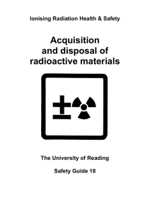 The University of Reading Safety Guide 18