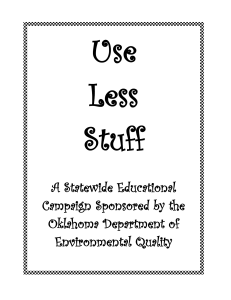 More Use Less Stuff Information - the Oklahoma Department of