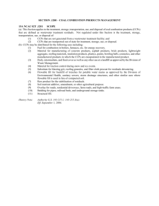 SECTION .1200 – coal combustion products MANAGEMENT 15A