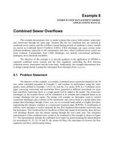 Combined Sewer System Analysis Example