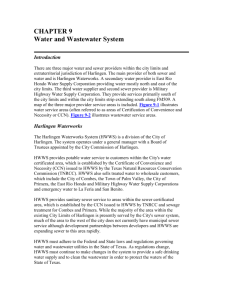 Chapter 9 - Water and Wastewater