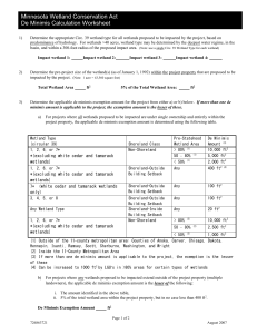 The DE MINIMIS amount is calculated as follows: