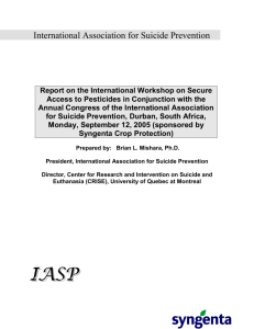 PesticideWorkshopReport 3 - International Association for