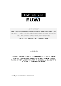 Water and Wastewater Improvements in Urban