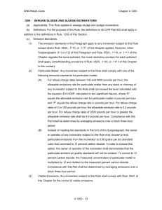 WNCRAQA Code Chapter 4.1200 .1204 SEWAGE SLUDGE AND