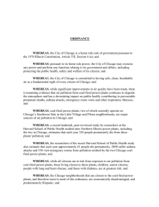 Text of the proposed Clean Power Ordinance