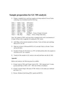 Sample preparation for GC